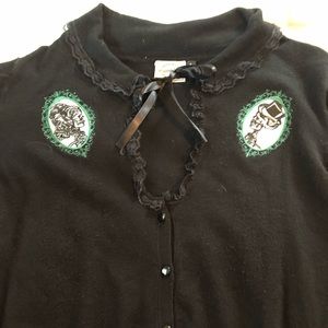 Button front sweater